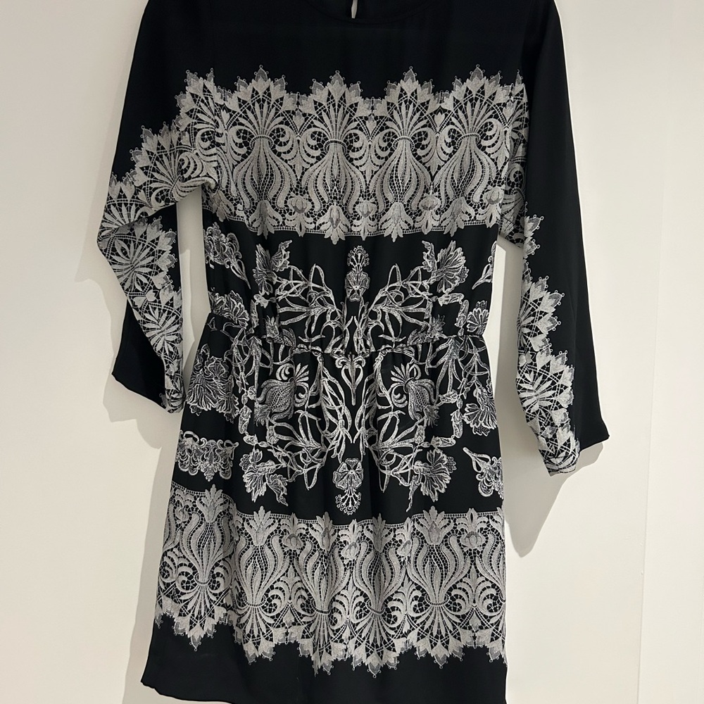 BCBGMaxAzria Black and White Dress